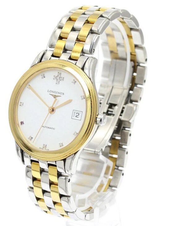 LONGINES Flagship L4.774.3 Date white Dial Automatic Men\'s Watch_942621 main image 6